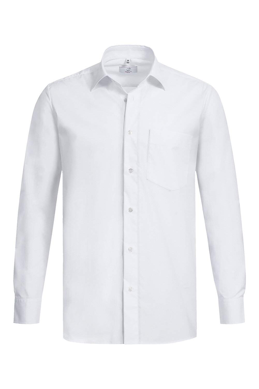Chemise homme manches longues, blanche ...